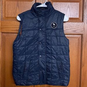 Abercrombie Kids Navy Blue Vest- Boys 15/16